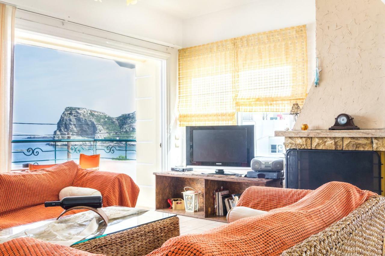 Kaya Sea Apts - Stegna Beach アルハンゲロス エクステリア 写真